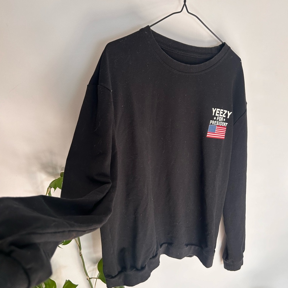 Black Yeezy for President Sweatshirt